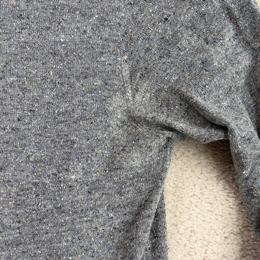 Billy Reid Charcoal Long Sleeve Henley - Picture 5 of 8